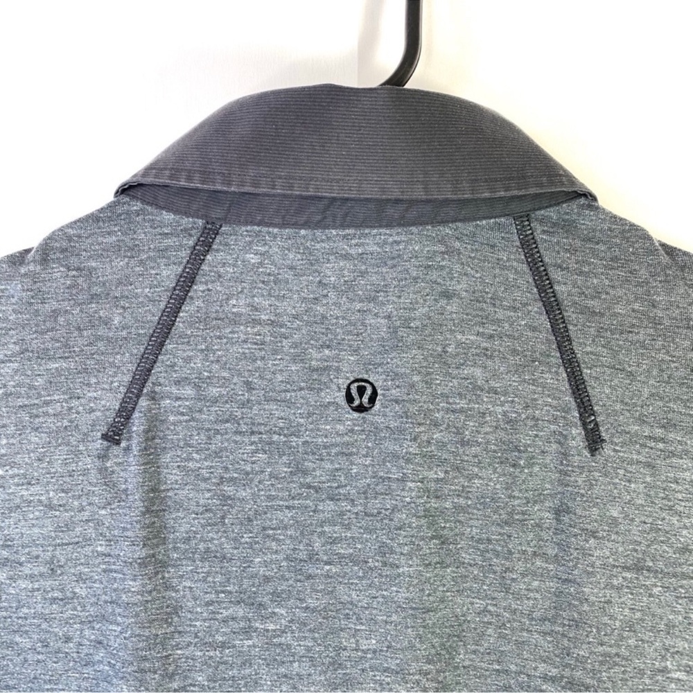 lululemon athletica Men's Gray Polo Shirt - Picture 3 of 12